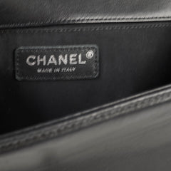 Chanel Lambskin Old Medium Black Series 20