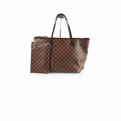 Louis Vuitton Neverfull MM Damier Ebene Microchip
