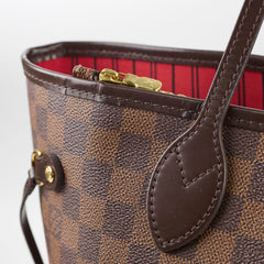 Louis Vuitton Neverfull MM Damier Ebene Microchip
