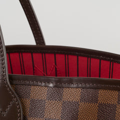 Louis Vuitton Neverfull MM Damier Ebene Microchip