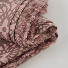 Louis Vuitton Silk Wool Scarf Light Pink