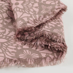 Louis Vuitton Silk Wool Scarf Light Pink