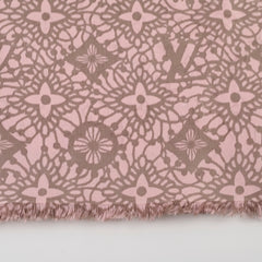 Louis Vuitton Silk Wool Scarf Light Pink