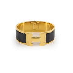 Hermes Clic Clac H Bracelet PM Black