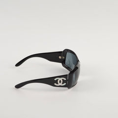 Chanel CC Sunglasses Black