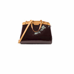 Louis Vuitton Brea MM Bag Monogram Vernis Amarante