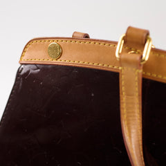 Louis Vuitton Brea MM Bag Monogram Vernis Amarante