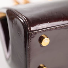 Louis Vuitton Brea MM Bag Monogram Vernis Amarante