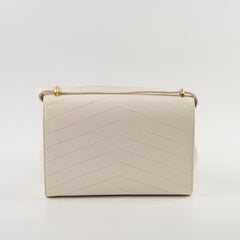 Deal of The Week - Chanel Chevron Envelope Flap White