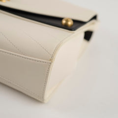 Deal of The Week - Chanel Chevron Envelope Flap White