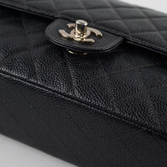 Chanel Vintage Caviar Medium/Large Double Classic Flap