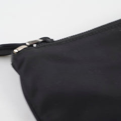 Prada Nylon Logo Pouch Black