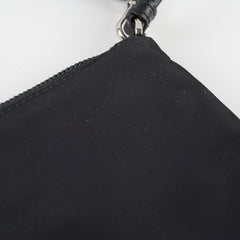 Prada Nylon Logo Pouch Black