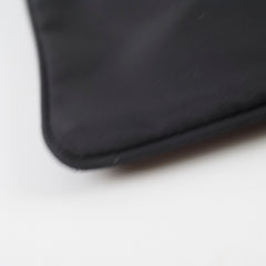 Prada Nylon Logo Pouch Black