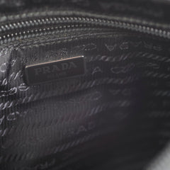 Prada Nylon Logo Pouch Black