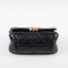 Chanel Mini Flap Bag with Top Handle Black 22A Microchipped