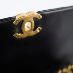 Chanel Mini Flap Bag with Top Handle Black 22A Microchipped