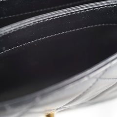 Chanel Mini Flap Bag with Top Handle Black 22A Microchipped