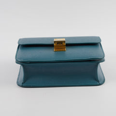 Celine Box Teen Classic Bag Blue