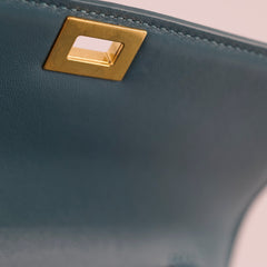 Celine Box Teen Classic Bag Blue