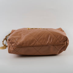 Chanel 22 Small Caramel Microchipped