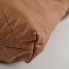 Chanel 22 Small Caramel Microchipped