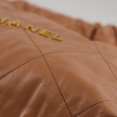 Chanel 22 Small Caramel Microchipped