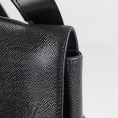 Louis Vuitton Taiga Saratov PM Shoulder Bag Black