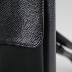 Louis Vuitton Taiga Saratov PM Shoulder Bag Black