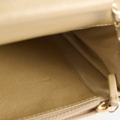 Chanel Boy Wallet On Chain Gold Caviar