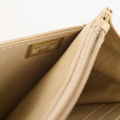 Chanel Boy Wallet On Chain Gold Caviar