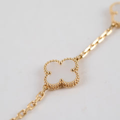 Van Cleef & Arpels Vintage Alhambra 5 Motifs Bracelet White MOP 2025 June