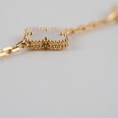 Van Cleef & Arpels Vintage Alhambra 5 Motifs Bracelet White MOP 2025 June