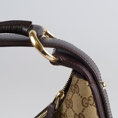 Gucci Canvas Hobo Bag Beige