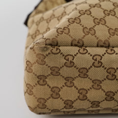 Gucci Canvas Hobo Bag Beige