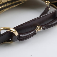 Gucci Canvas Hobo Bag Beige