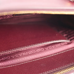 Prada Galleria Saffiano Leather Tote Burgundy