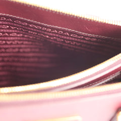 Prada Galleria Saffiano Leather Tote Burgundy