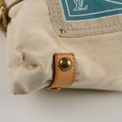 Louis Vuitton Canvas Globe Shopper Tote Beige/Blue