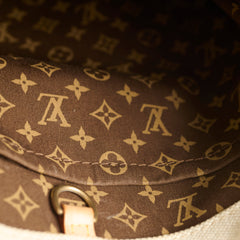 Louis Vuitton Canvas Globe Shopper Tote Beige/Blue