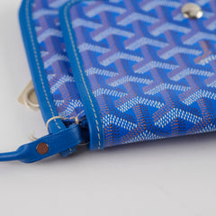 Goyard Goyardine Canvas Plumette Bag Blue