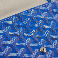 Goyard Goyardine Canvas Plumette Bag Blue