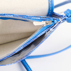 Goyard Goyardine Canvas Plumette Bag Blue