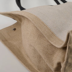 Saint Laurent Rive Gauche Large Tote Beige