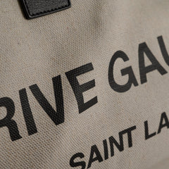 Saint Laurent Rive Gauche Large Tote Beige