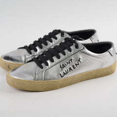 Saint Laurent Sneaker Silver Size 39