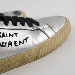 Saint Laurent Sneaker Silver Size 39
