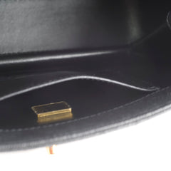 Chanel Caviar 22k Coco First Flap Bag Black Microchip