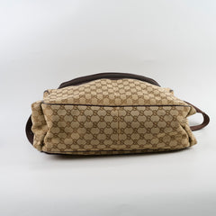 Gucci GG Surpreme Canvas Diaper Bag Brown