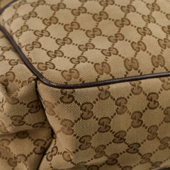 Gucci GG Surpreme Canvas Diaper Bag Brown